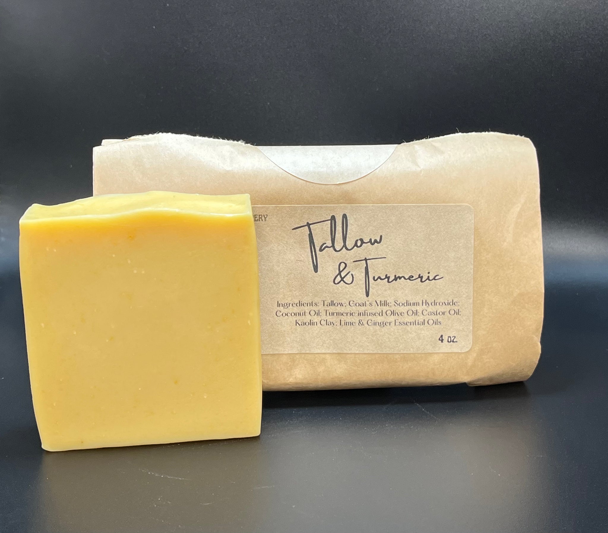 Tallow & Turmeric Goat's Milk Soap