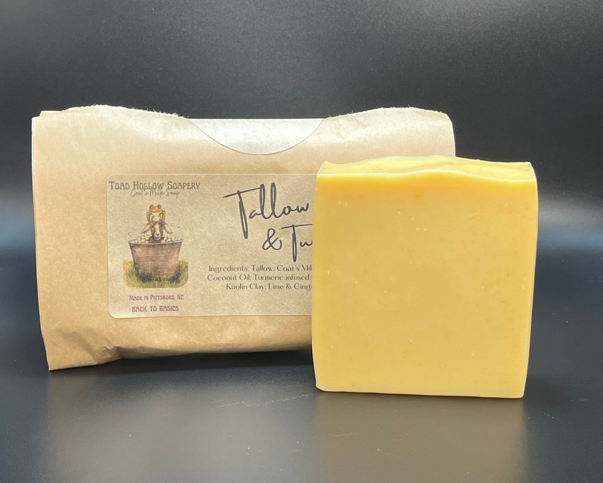 Tallow & Turmeric Goat's Milk Soap